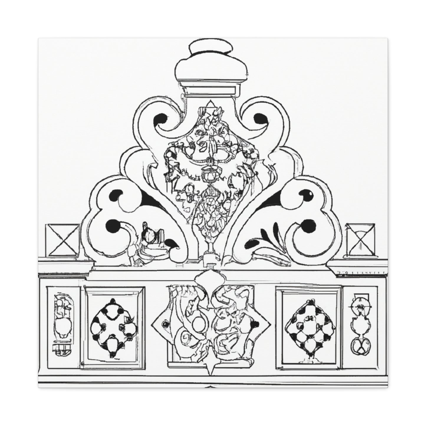 Moorish Majesty -Canvas